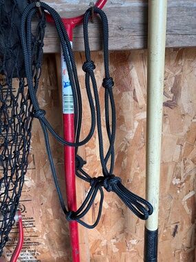 Never used rope halter average horse
